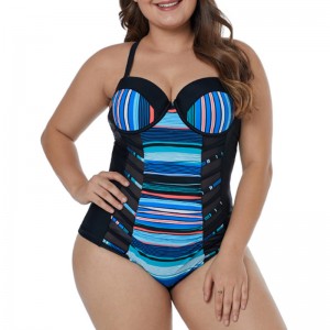 스트라이프 스티칭은 얇은 수영복처럼 보입니다