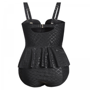 튜브 상단 슬링 프린트 한 조각 수영복