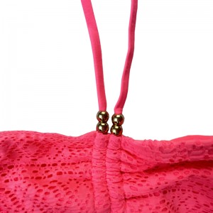 Halterneck 레이스 두 조각 어린이 수영복