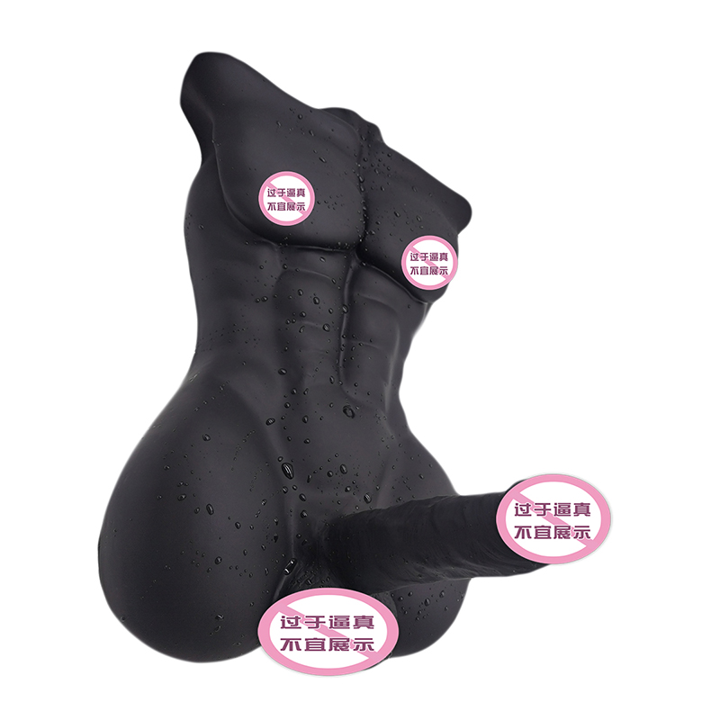 남성 반 바디 섹스 장난감 여성 자위 성 남자 엉덩이 엉덩이 엉덩이 거대한 음경 수탉 거시기 여성 자위기 현실적인 딜도