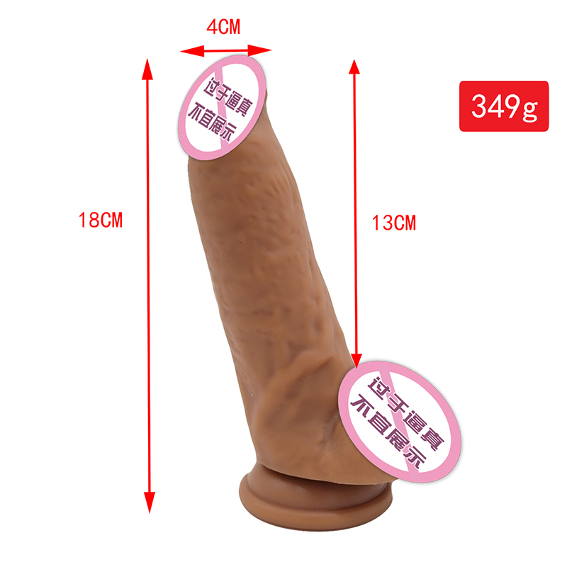 862 흡입 컵 G- 스팟 자극 딜도 항문 섹스 장난감을위한 현실적인 딜도 실리콘 딜도 여성과 커플