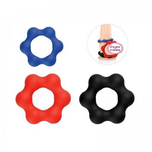 뜨거운 판매 남자 섹스 장난감 음경 반지 수탉 반지 남성 자위 행위 (Six Bead)