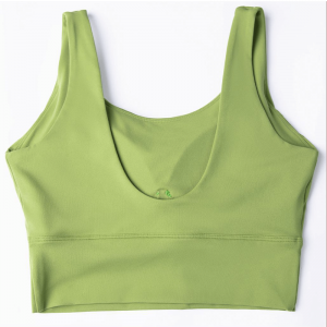 고정 컵 U 자 모양 수집 스포츠 브라