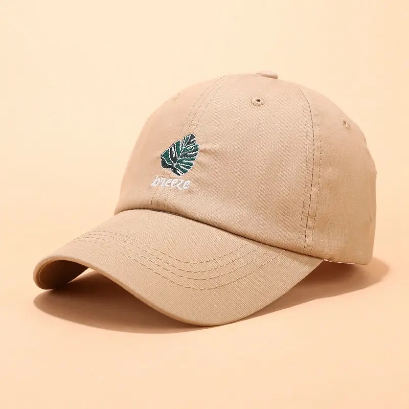 Cotton Custom 6 패널 아빠 모자, 자수 로고 구조화되지 않은 아빠 모자 관습