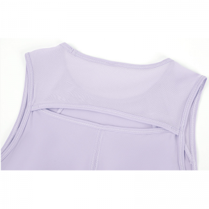 패치 중공 O Neck Yoga Vest