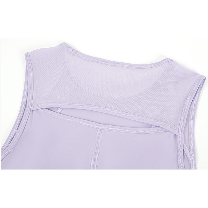 패치 중공 O Neck Yoga Vest