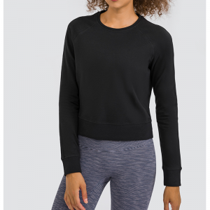 두껍게 록 브랜드 o 목 요가 셔츠