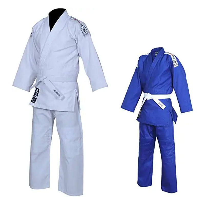 중국 공급 업체 도매 프리미엄 유니폼 bjj kimono bjj jiu jitsu gi blue judo gi,