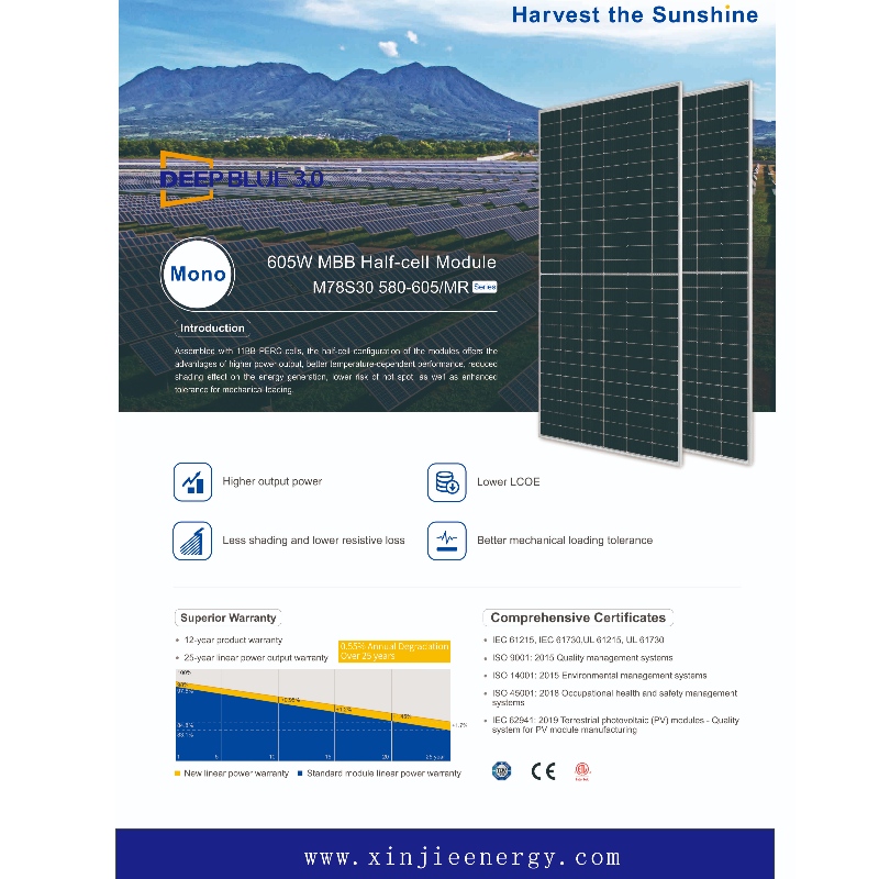 제조업체 도매 태양 광 태양 에너지 패널 시스템 고효율 모듈