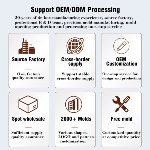 전자 장치 포장 상자 주석 플레이트 박스 직사각형 상자 선물 포장 상자