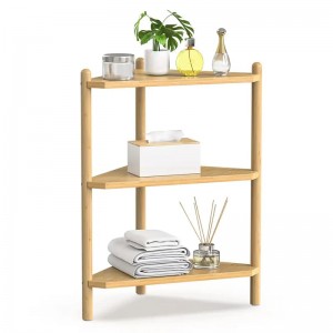 대나무 샤워 코너 랙