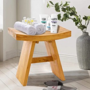 정원 욕실 튜브 샤워 열수 수중 방수 대변 대나무 신발 랙 벤치 저장 주최자 현대