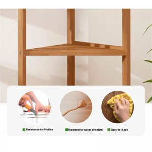 다기능 대나무 옷걸이 괄호 옥수수 홀 나무 수직 옷 대나무 걸이