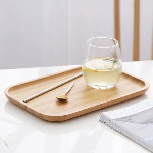 2 피스 서비스 팔레트 도매 맞춤형 대나무 아침 트레이 (1)