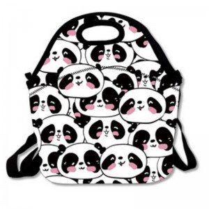 네오프렌 재사용 세척 가능한 피크닉 캠핑 가방 스트랩 열 절연 런치 토트 백 상자