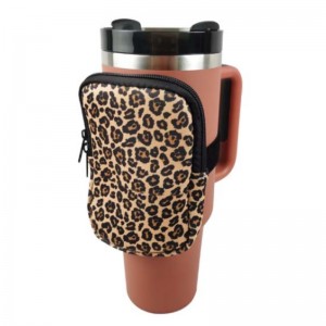 40oz 20oz 30oz 용 네오프렌 물병 파우치 조절 가능한 스트랩이있는 숙녀 체육관 피트니스 액세서리