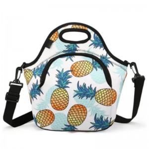 인쇄 된 로고 피크닉을 가진 어린이를위한 맞춤 동물 홍보 토트 네오프렌 런치 가방 절연 쿨러 가방