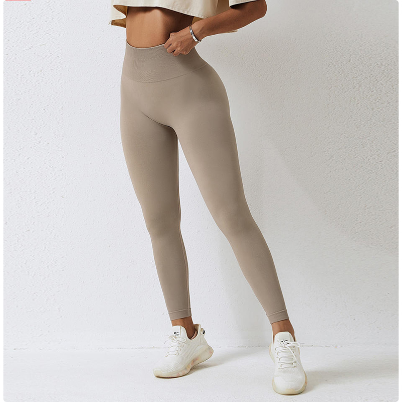 SC10109 SEAMLESS GYM YOGA LEGGINGS와 맞춤 로고 스타킹 스크런트 엉덩이 여성 요가 바지 레깅스