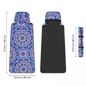 비 슬립 커스텀 프린팅 자동차 ​​매트 고무베이스 네오프렌 시트 커버