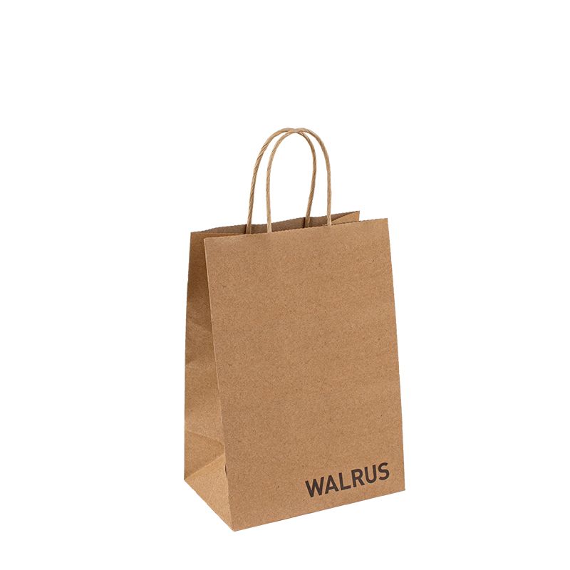 인쇄 된 맞춤형 종이 가방, 테이크 아웃 가방 손잡이, 음식 테이크 아웃 크래프트 가방