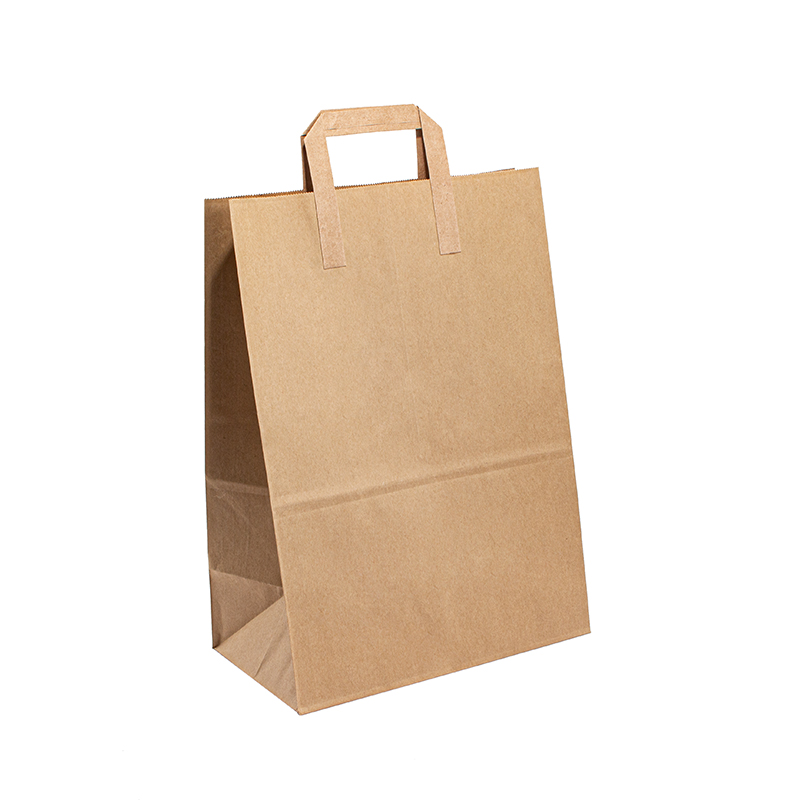 Kraft Retail Bolsas 럭셔리 종이 가방 자신의 로고 크래프트 종이 가방 손잡이가 있습니다.