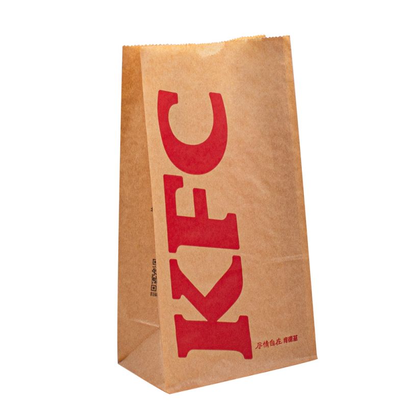 종이 맞춤형 종이 가방 로고 브라운 포장 도매 음식 종이 가방 포장