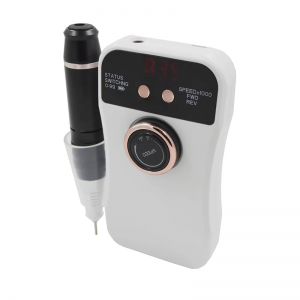 최고의 35000 rpm 네일 드릴 충전식 휴대용 큐티클 전문 네일 파일 전기 전문 훈련