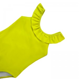 Ruffle-strap kids 수영복 통관 잉여 아기 수영복 여자 수영복 아이 비키니