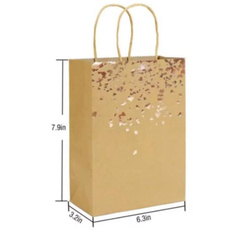 재활용 선물 또는 천 포장을위한 친환경 크래프트 종이 가방