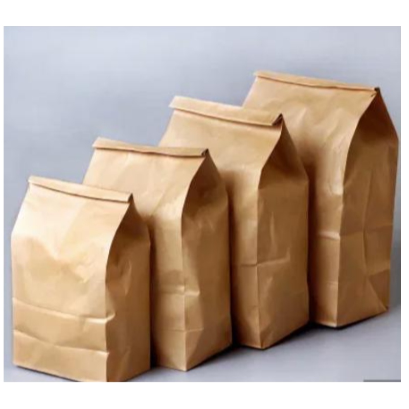 맞춤형 식량 등급 고품질 맞춤형 휴대용 종이 가방 가루 포장 가방 재활용 가방