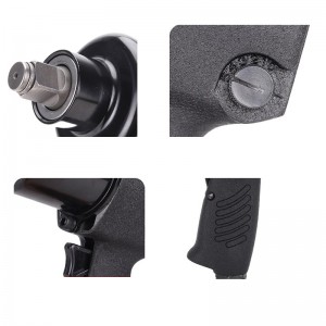 공압 고 안정적인 토크 출력 경도 웨이트 렌치 산업 등급 공압 충격 렌치 바람 건 공압 도구