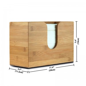 대나무 접종 종이 타월 디스펜서