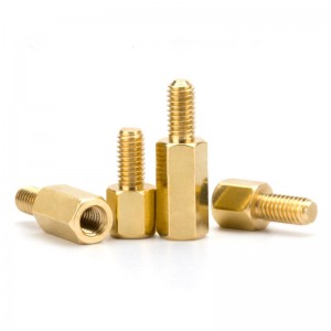 육각형 황동 스탠드오프