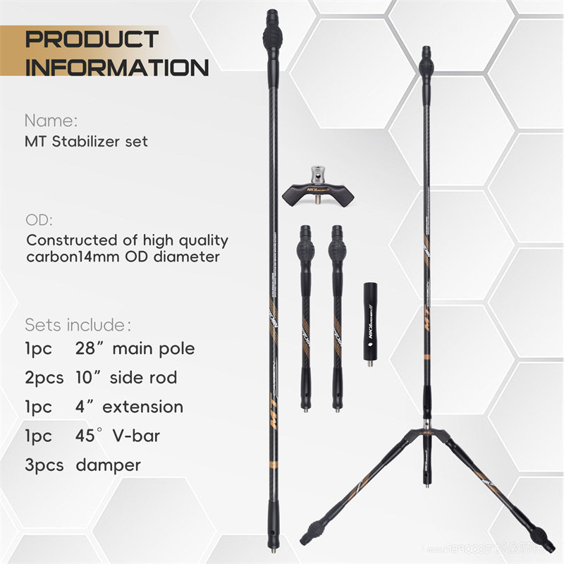 니카 양궁 240128 MT OD14MM 카본 스태빌라이저
