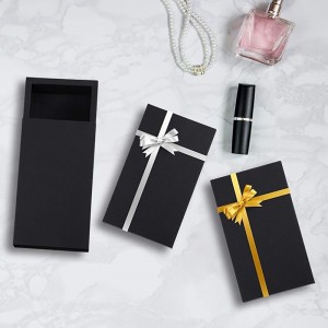 Luxe 블랙 서랍 선물 상자