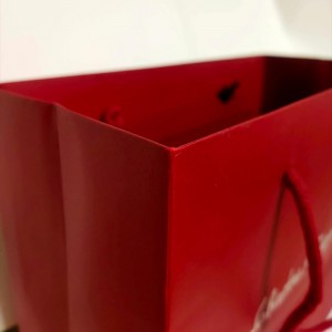 생생한 레드 럭셔리 크래프트 백