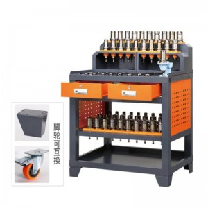 회색 돌출 -플랫폼 벤치 vise 워크 벤치