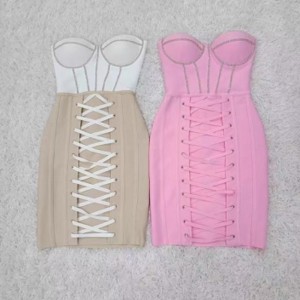 힙 랩 ​​붕대 드레스 드릴