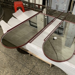 Zotye Stainless Steel 통합 램프 및 맞춤형 전기 도금 스테인레스 스틸 미러