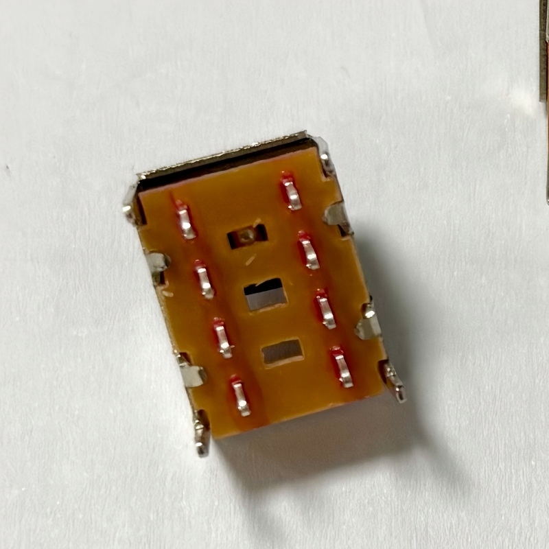 슬라이드 스위치 SS23F06 3-위치, 10-LED 조명용 핀 디자인 -- 동관 공장 직접