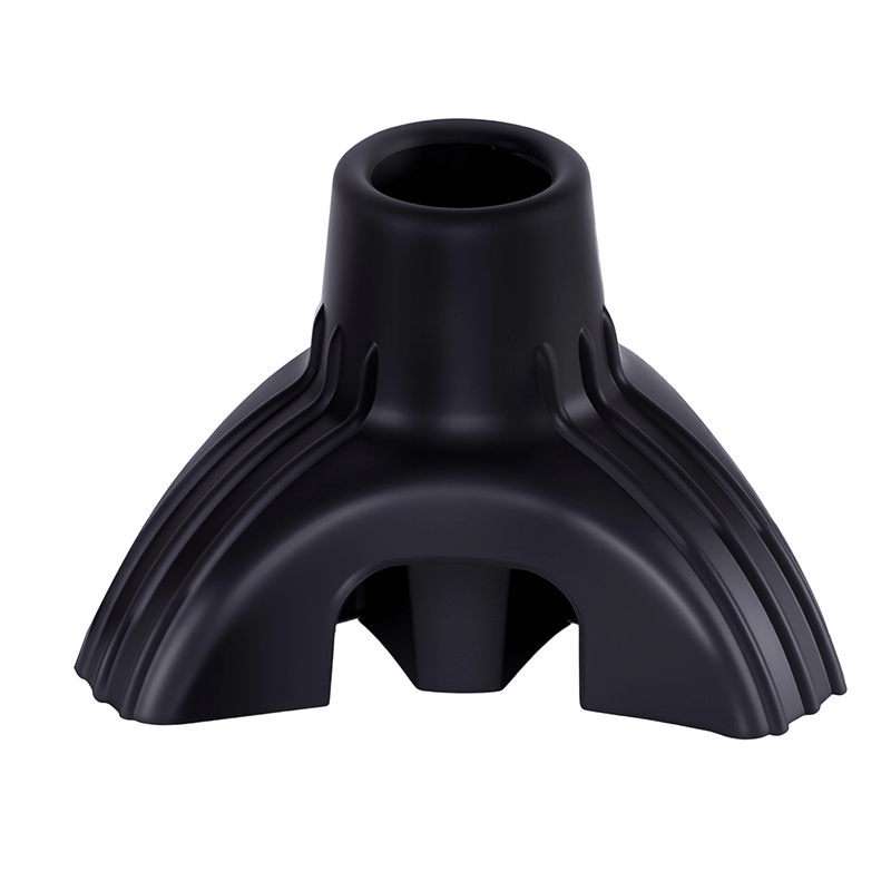 세 갈래 고무 지팡이 발